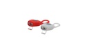 BALIZA SET D/T SILICONA 2LED 3 FUNCIONES C/SUJETADOR TOPMEGA