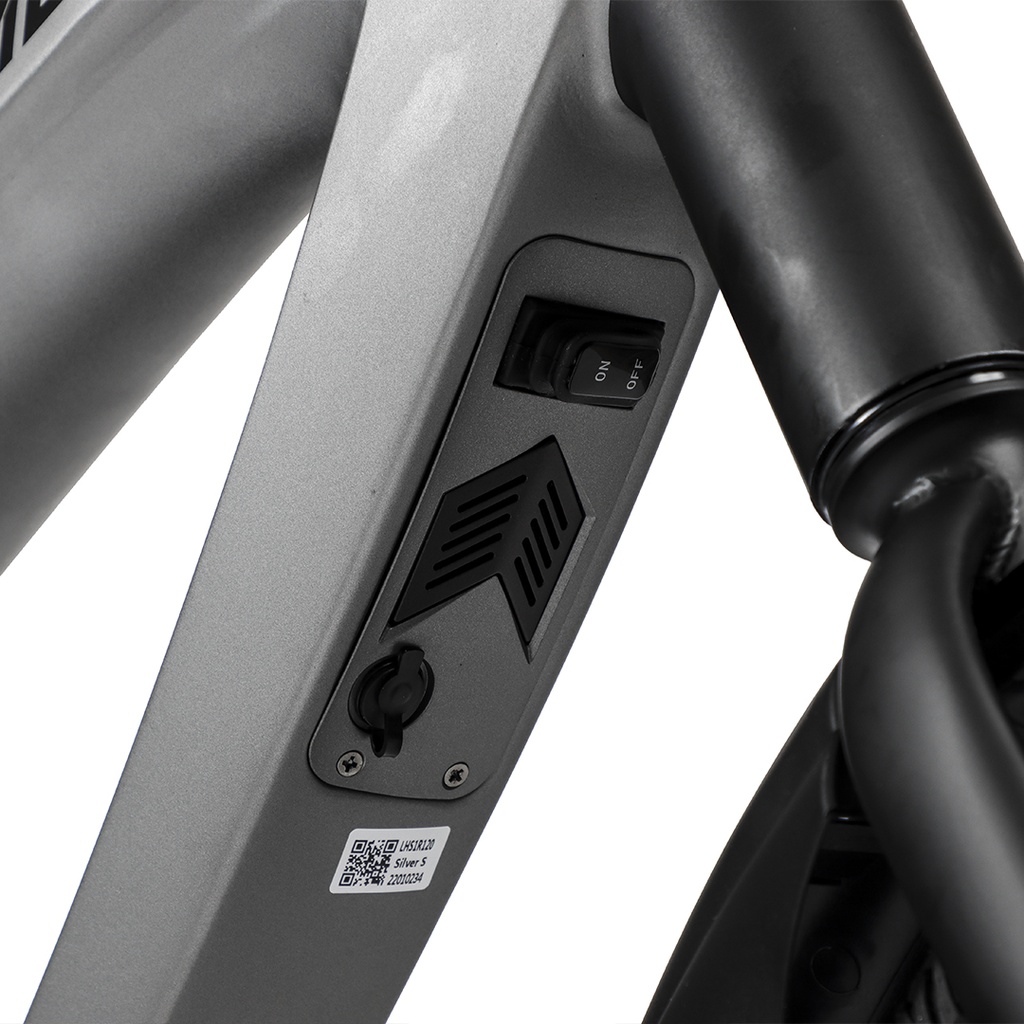 BICICLETA ELECTRICA S1 R20 36V, 250W, 5.2AH GRIS