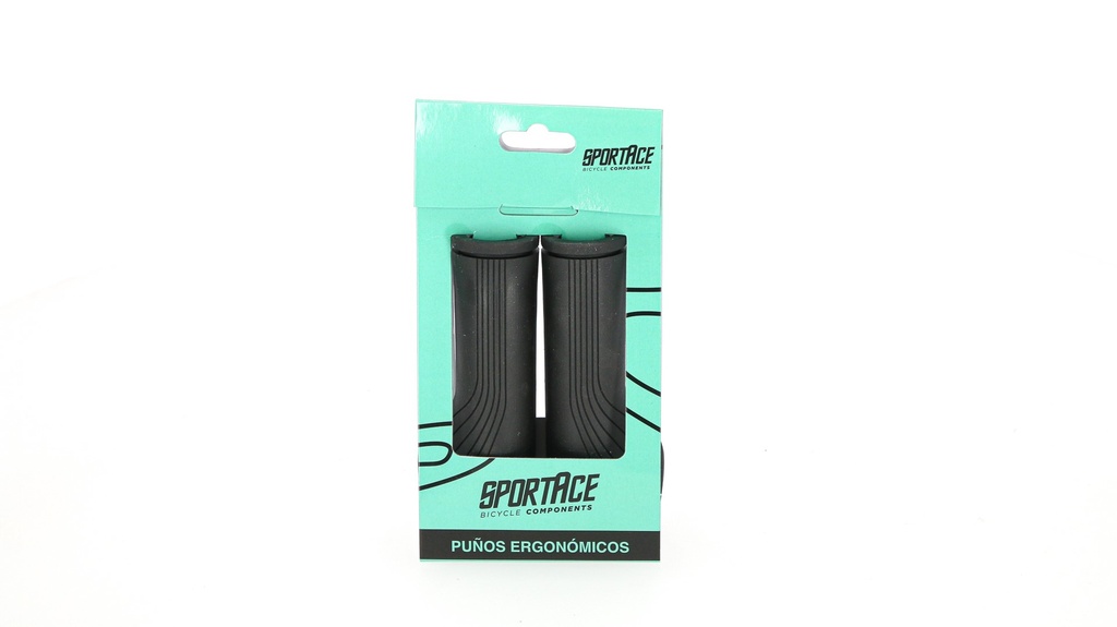 PUÑOS ERGONOMICOS S1 PVC/TPR 130 MM NEGRO SPORTACE