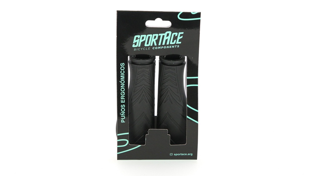 PUÑOS ERGONOMICOS S2 PVC/TPR 130MM NEGRO SPORTACE
