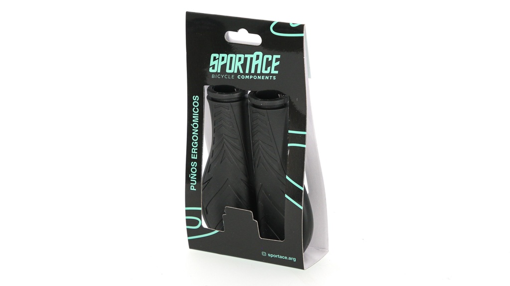 PUÑOS ERGONOMICOS S2 PVC/TPR 130MM NEGRO SPORTACE