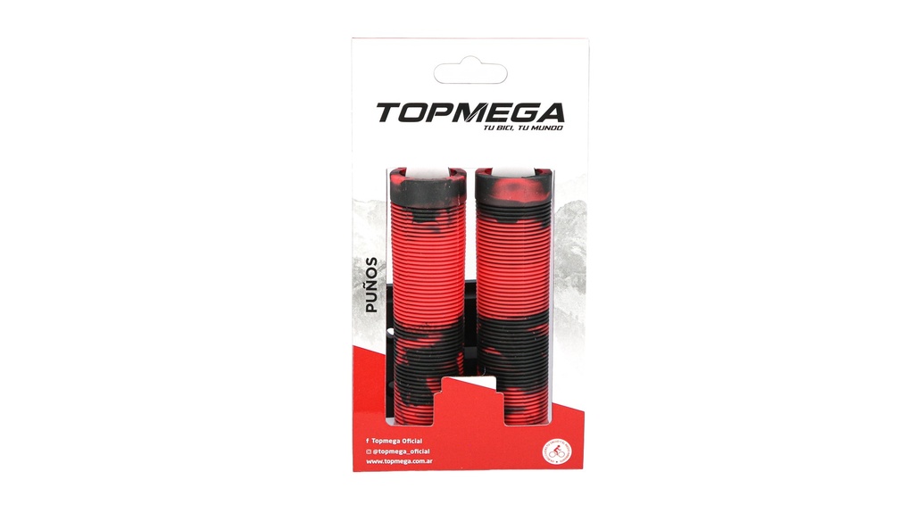 PUÑOS GOMA 125MM ROJO TOPMEGA