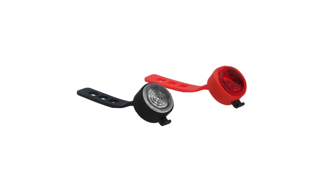 BALIZA SET D/T SILICONA 1 LED 4FUNCIONES C/SUJETADOR TOPMEGA