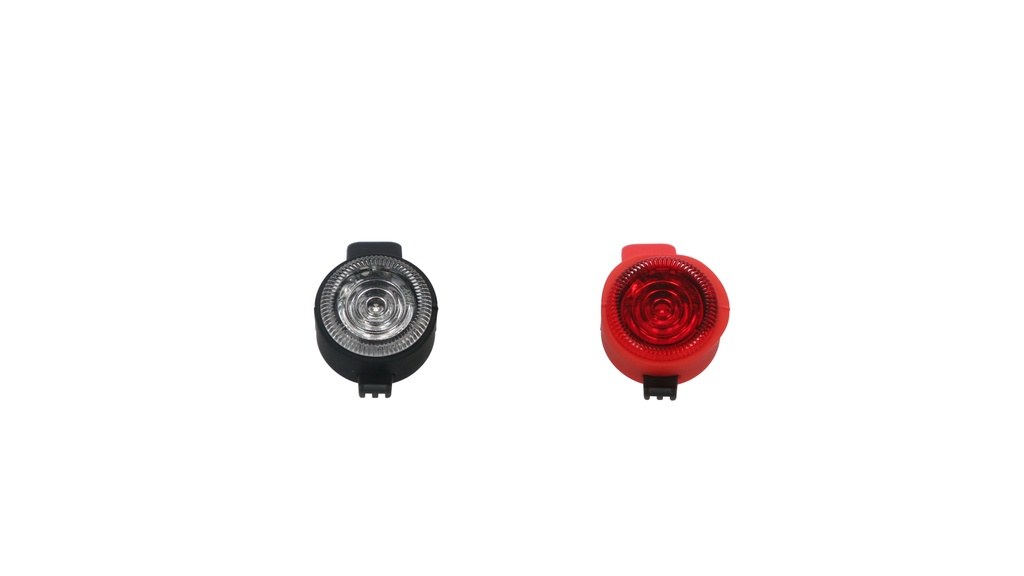 BALIZA SET D/T SILICONA 1 LED 4FUNCIONES C/SUJETADOR TOPMEGA