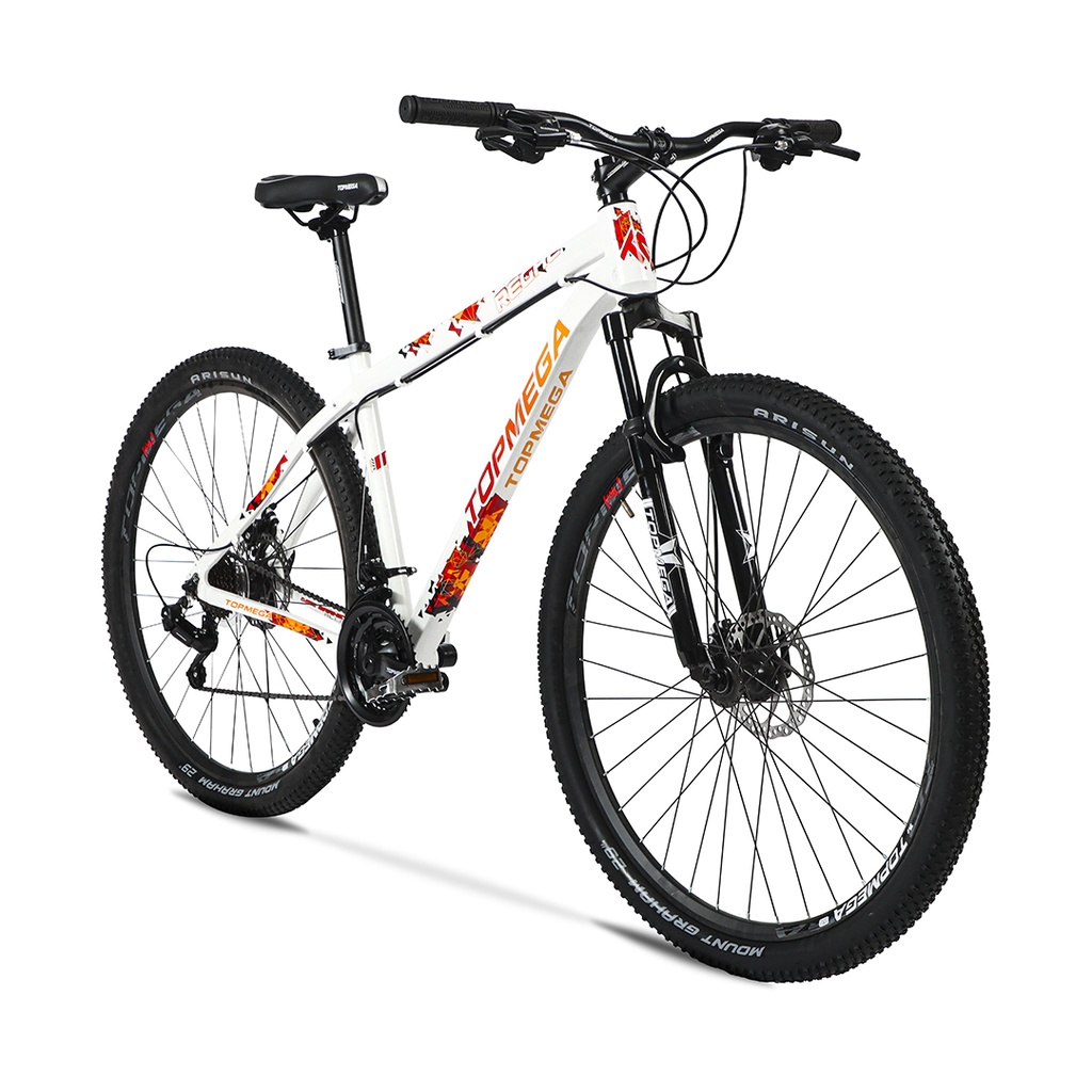 BICICLETA MTB REGAL ALUMINIO R29 21V GRIS ROJO/NARA M