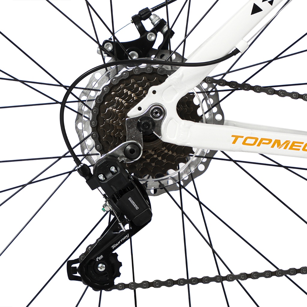 BICICLETA MTB REGAL ALUMINIO R29 21V GRIS ROJO/NARA M