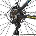 BICICLETA MTB REGAL ALUMINIO R29 21V NEGRO VERD/CEL/AMA L