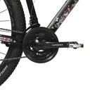 BICICLETA MTB REGAL ALUMINIO R29 21V NEGRO BLANCO/GRIS M