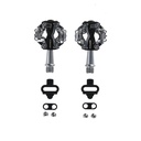 PEDAL AUTOMATICO ZERAY ZP-108S ALUMINIO MTB 9/16 RULEMAN NEGRO