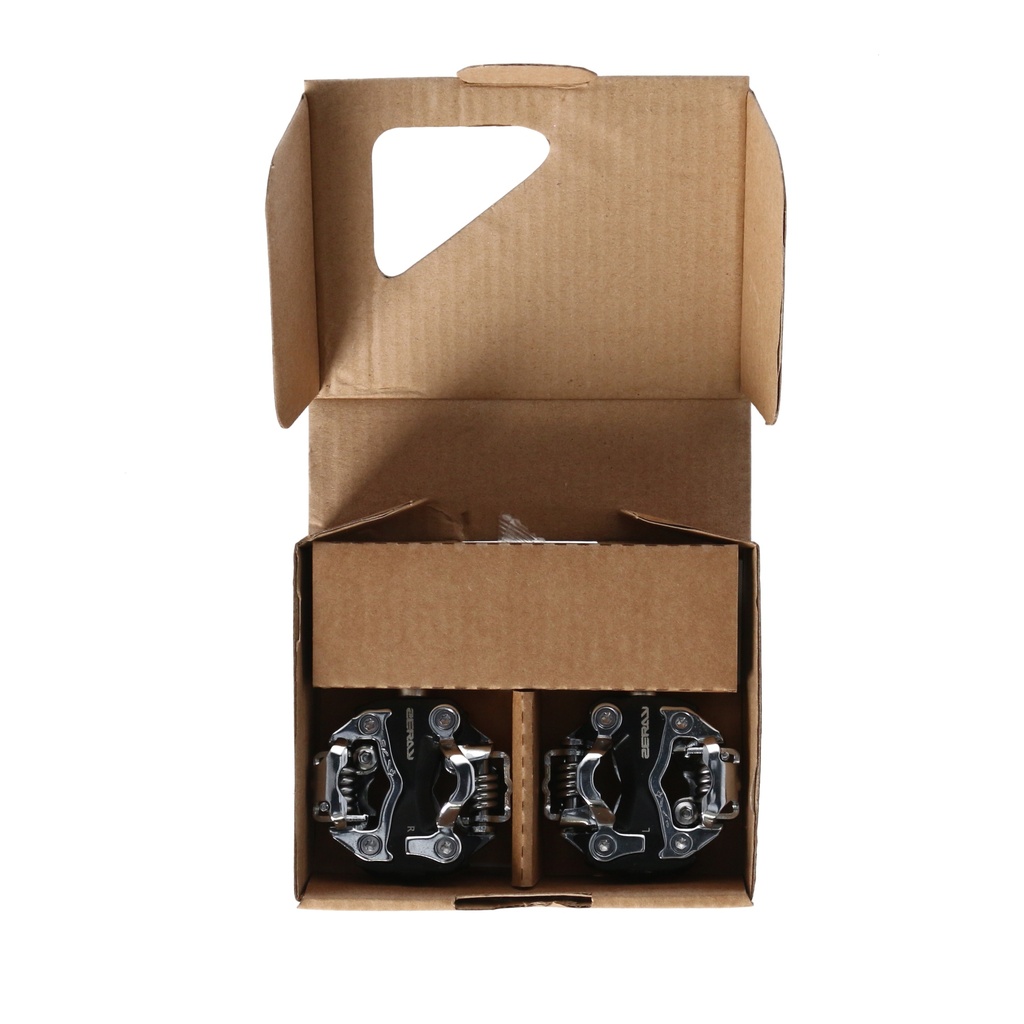 PEDAL AUTOMATICO ZERAY ZP-108S ALUMINIO MTB 9/16 RULEMAN NEGRO