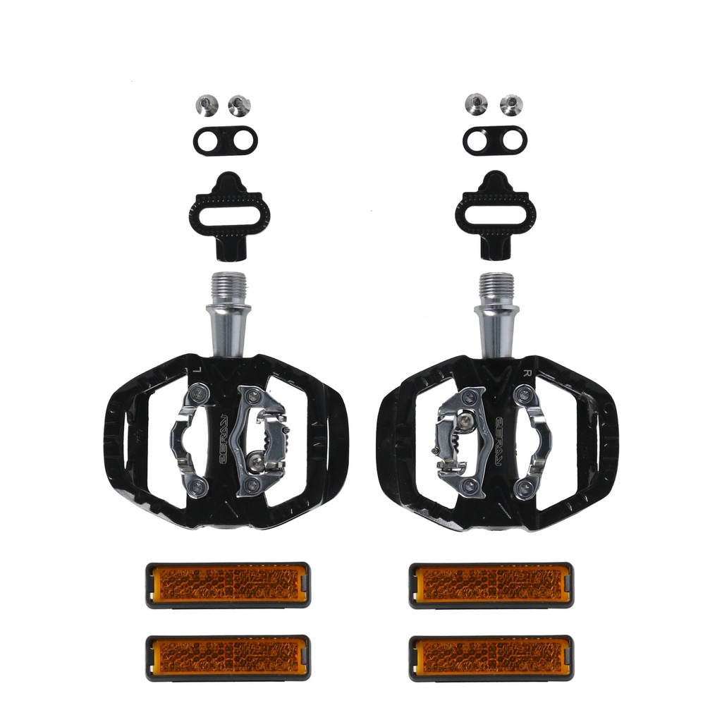 PEDAL AUTOMATICO MIXTO ZERAY ZP-109S ALUMINIO MTB 9/16 RULEM