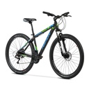 BICICLETA ARMOR B06 MTB 29" ALUMINIO NEGRA/AZUL/VERDE TALLE M
