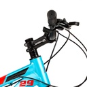 BICICLETA ARMOR B06 MTB 29" ALUMINIO CELESTE/NEGRO/ROJO TALLE M