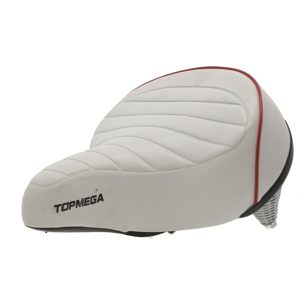 *ASIENTO PLAYERO 280X250MM D/RESORTE CONFORT TOPMEGA BLANCO