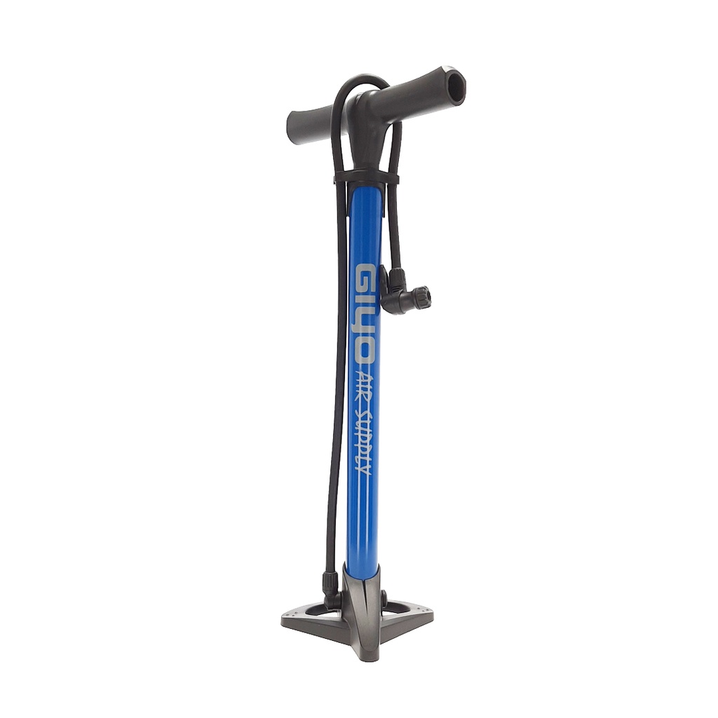 *INFLADOR PIE DE ACERO COLOR AZUL GIYO 22''