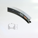 *LLANTA COLOR NEGRA PULIDA 20''X23X19MM 48A