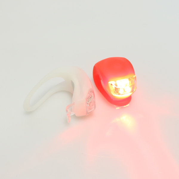 *BALIZA SET D/T SILICONA 2LED 3FUNCION C/SUJETADOR SIN PILAS