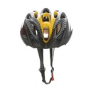 CASCO MTB 18 VENTILACIONES C/VISERA 54-60 CM NEGRO/AMARILLO