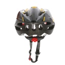 CASCO MTB 18 VENTILACIONES C/VISERA 54-60 CM NEGRO/AMARILLO