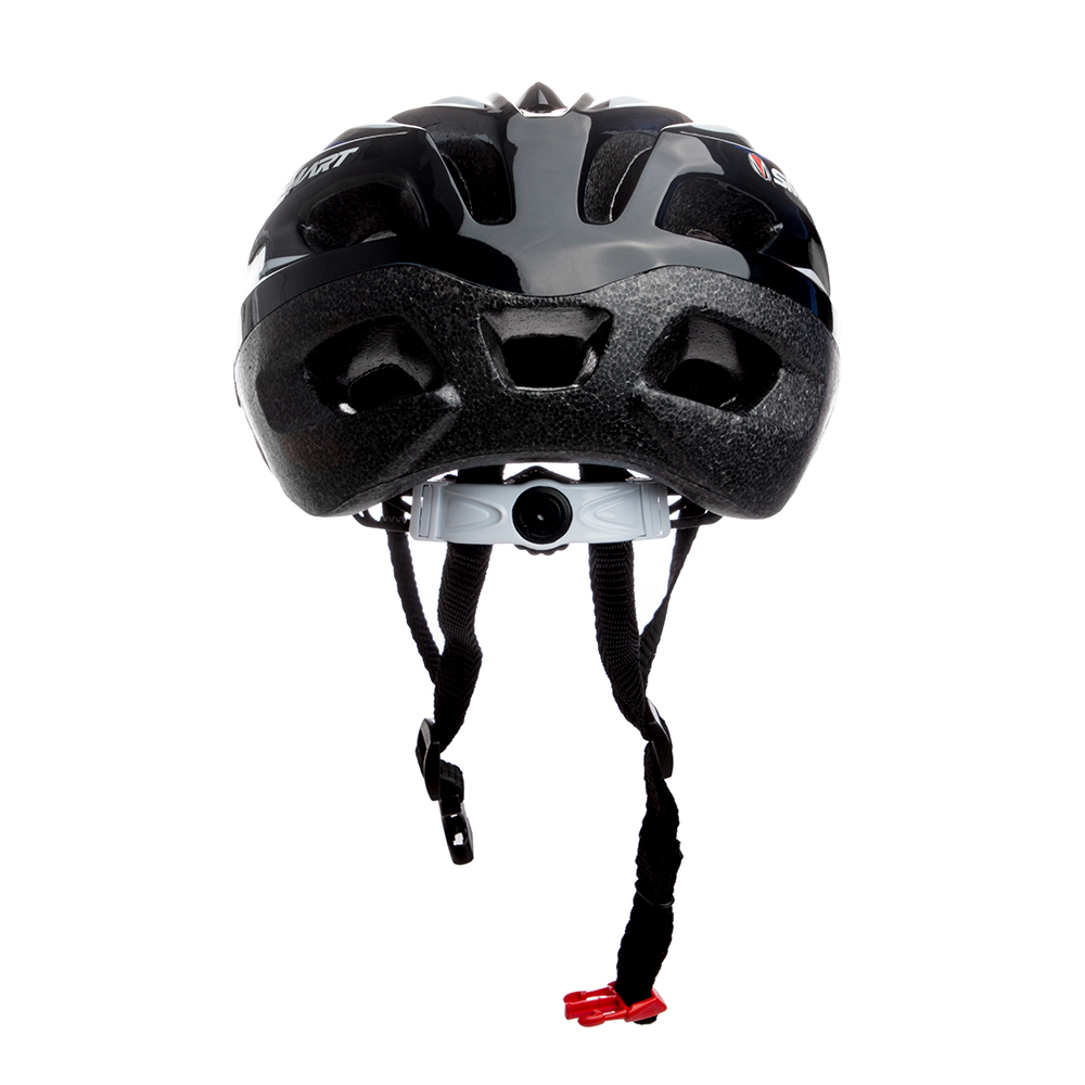 CASCO MTB 16 VENTILACIONES C/VISERA 52-58 CM NEGRO/AZUL