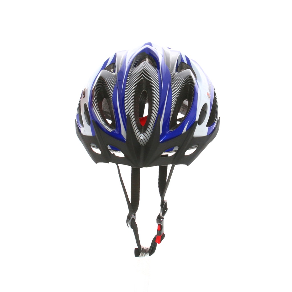 CASCO MTB 15 VENTILACIONES C/VISERA 56-62CM NEGRO/AZUL