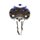 CASCO MTB 15 VENTILACIONES C/VISERA 56-62CM NEGRO/AZUL