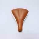ASIENTO T/INGLES C/RESORTE 255X205MM TAPIZADO MARRON/BLANCO