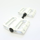PEDAL FREESTYLE ALUMINIO FULL 1/2'' BLANCO TOPROAD