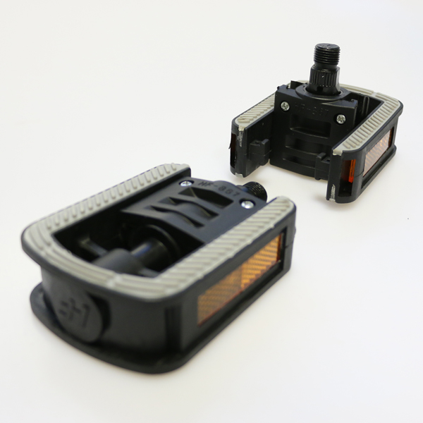 PEDAL PVC/GOMA 9/16'' FOLDING C/BOLILLA