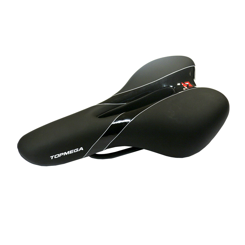 ASIENTO MTB ANTIPROSTATICO ACOLCHADO 280X160MM NEGRO TOPMEGA