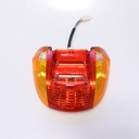 FARO TRASERO HONDA BIZ/TRIP ROJO GIROS AMBAR