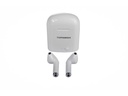 *AURICULAR BLUETOOTH EARBUD C/ESTUCHE D CARGA BLANCO TOPMEGA