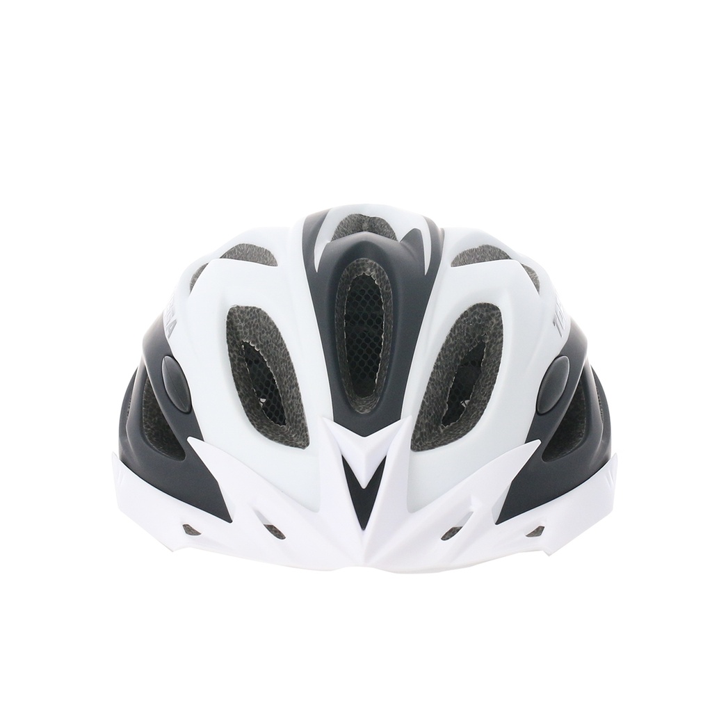 CASCO MTB IN MOLD BLANCO/NEGRO M (56-58) TOPMEGA