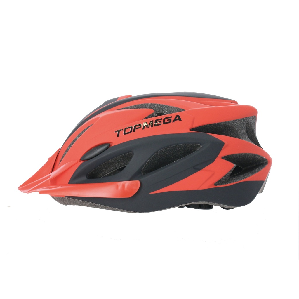 CASCO MTB IN MOLD ROJO/NEG M (56-58) TOPMEGA