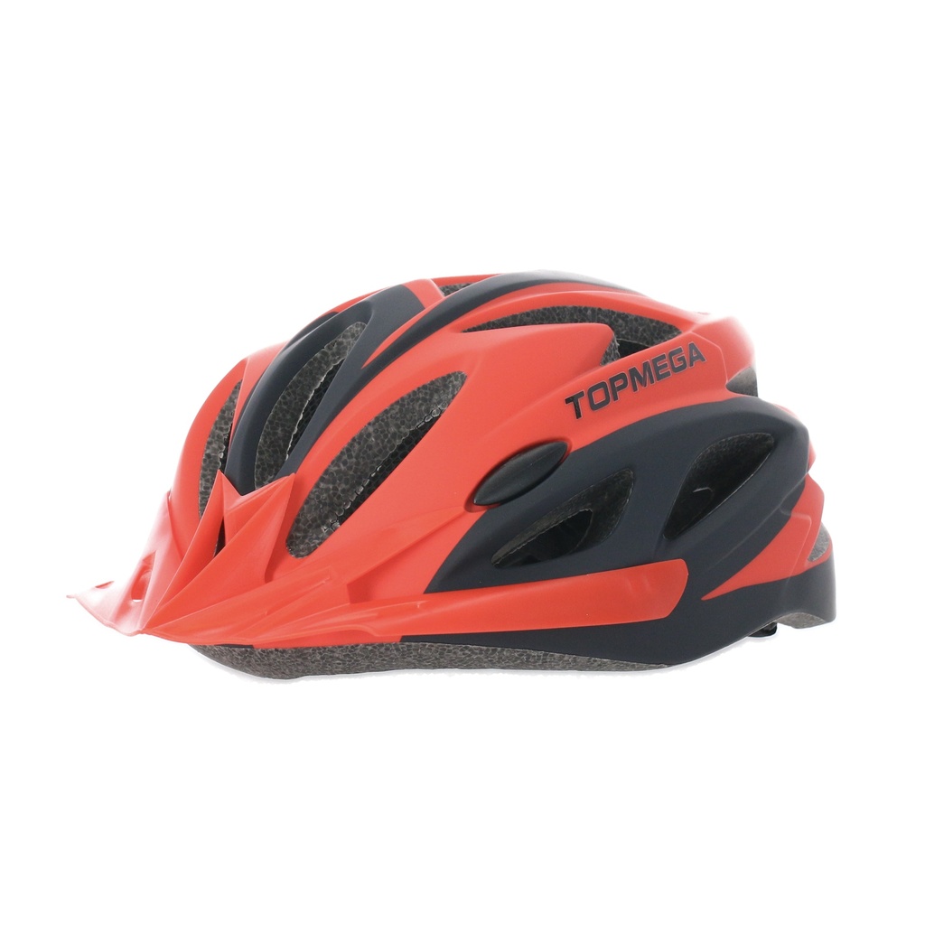 CASCO MTB IN MOLD ROJO/NEG M (56-58) TOPMEGA