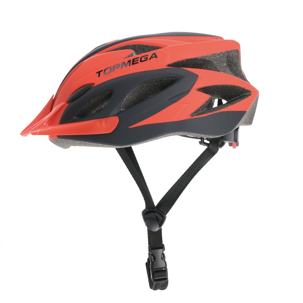 CASCO MTB IN MOLD ROJO/NEG L (58-61) TOPMEGA