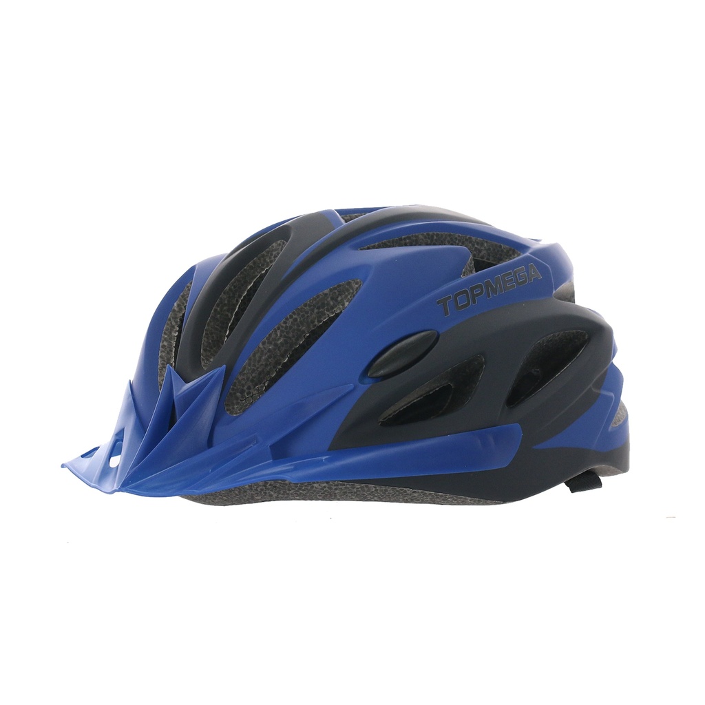 CASCO MTB IN MOLD AZUL/NEGRO L (58-61) TOPMEGA