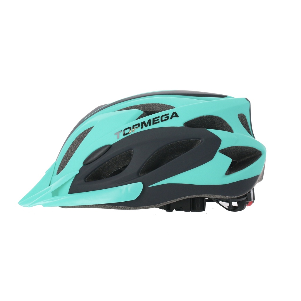 CASCO MTB IN MOLD CELESTE/NEG L (58-61) TOPMEGA