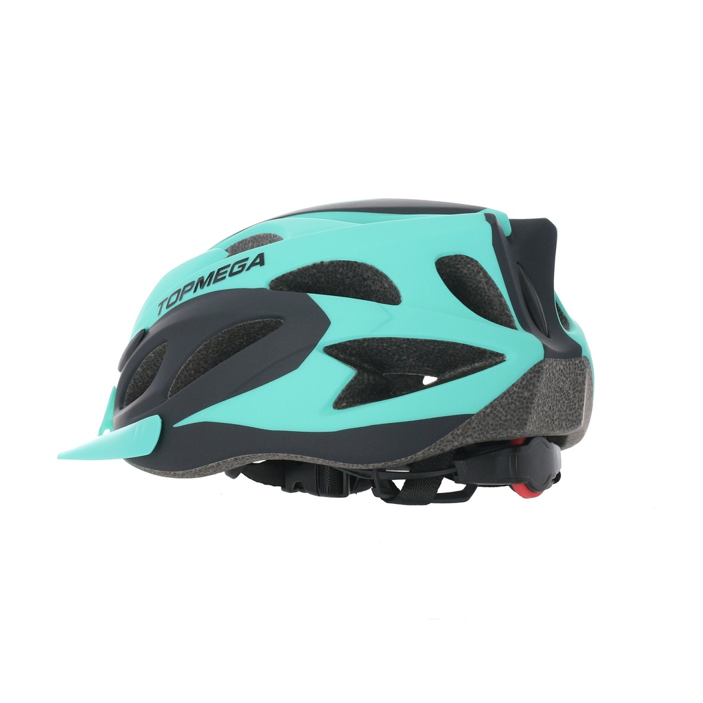CASCO MTB IN MOLD CELESTE/NEG L (58-61) TOPMEGA