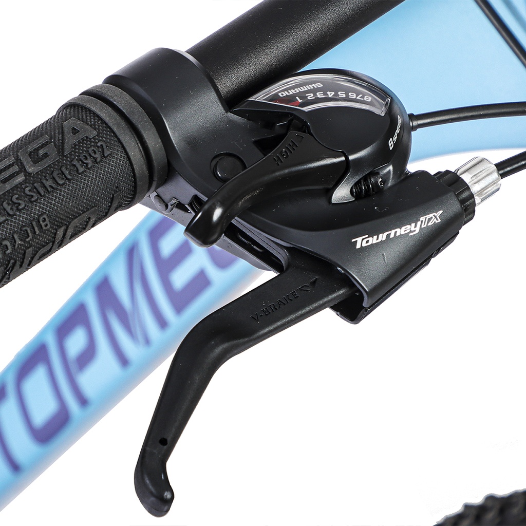 BICICLETA MTB THOR R29 24V ALUMINIO CELESTE/AZUL/NARANJA TALLE S
