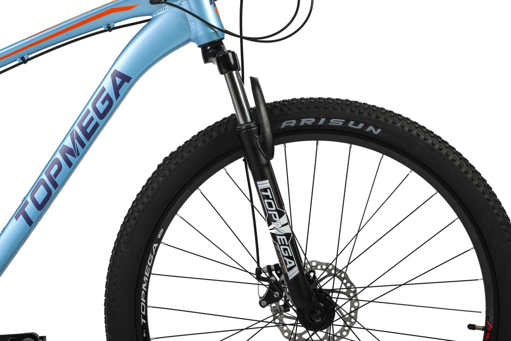 BICICLETA MTB THOR R29 24V ALUMINIO CELESTE/AZUL/NARANJA TALLE L