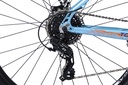 BICICLETA MTB THOR R29 24V ALUMINIO CELESTE/AZUL/NARANJA TALLE M