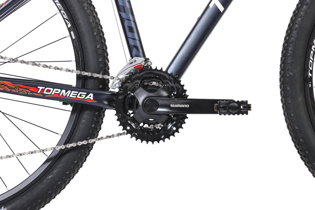 BICICLETA MTB THOR R29 24V ALUMINIO NEGRO/BLANCO/NARANJA TALLE L