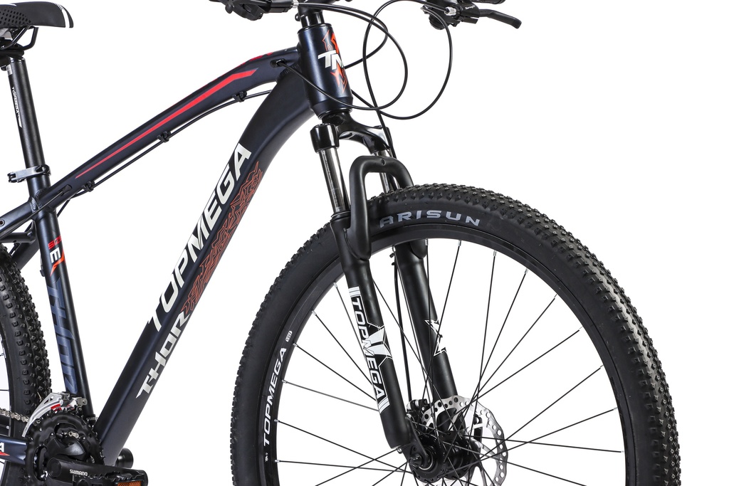 BICICLETA MTB THOR R29 24V ALUMINIO NEGRO/BLANCO/NARANJA TALLE L