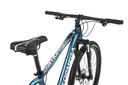 BICICLETA MTB THOR R29 24V ALUMINIO AZUL/BLANCO/AMAR TALLE M