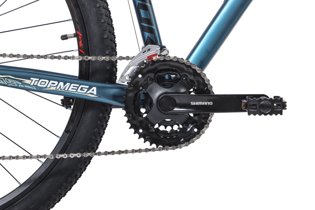 BICICLETA MTB THOR R29 24V ALUMINIO AZUL/BLANCO/AMARILLO TALLE L