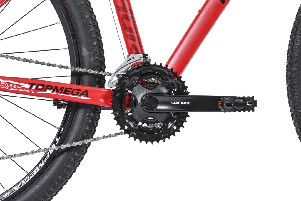 BICICLETA MTB THOR R29 24V ALUMINIO ROJO/NEG/BLANCO TALLE S
