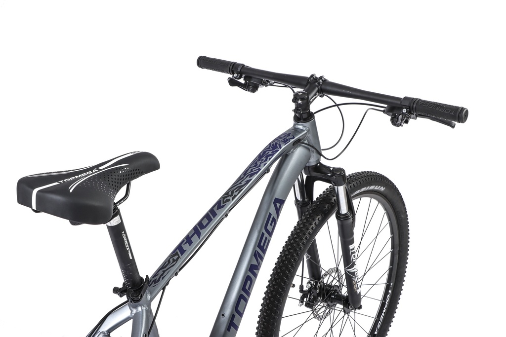 BICICLETA MTB THOR R29 24V ALUMINIO GRIS/VIOLETA/NEGRO TALLE S