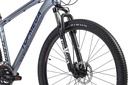 BICICLETA MTB THOR R29 24V ALUMINIO GRIS/VIOLETA/NEGRO TALLE M