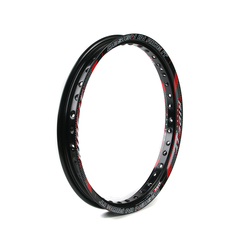 ARO DE LLANTA ALUMINIO 160X17 RIDE IT C/STICKER NEGRO